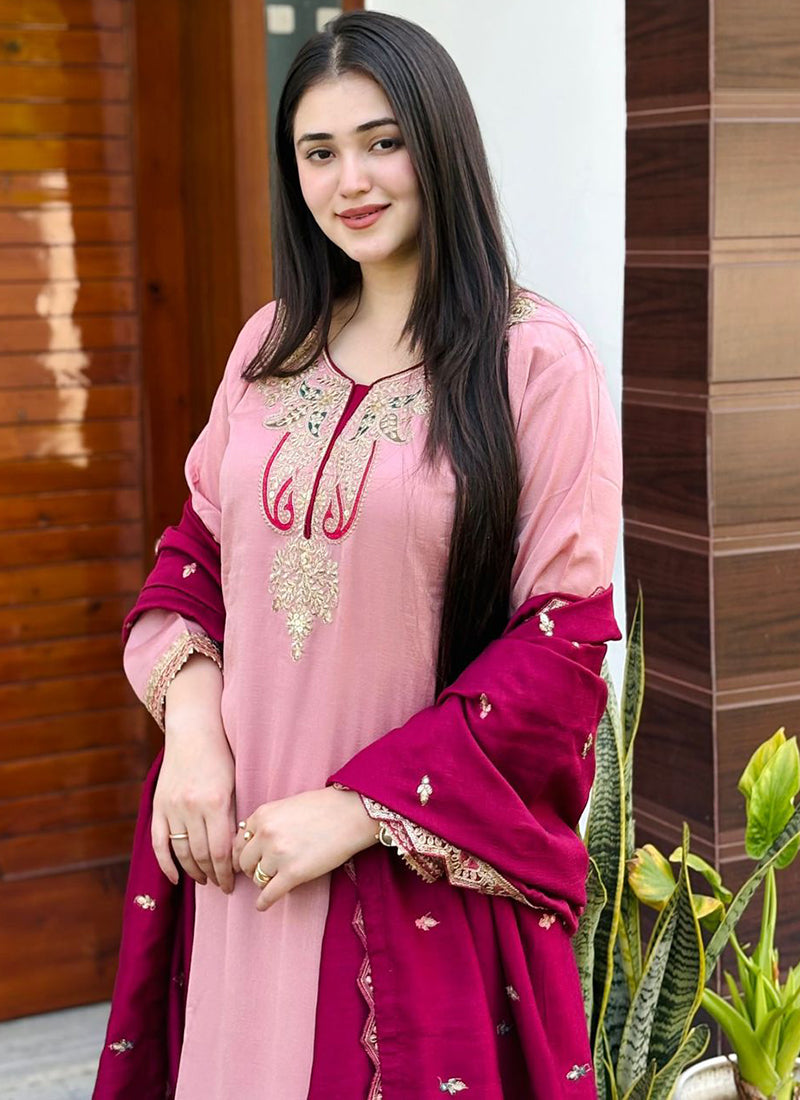 Heavy Chinon Party Wear Readymade Salwar velmira