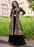 Georgette Wedding Wear Readymade Indowestern Suit velmira