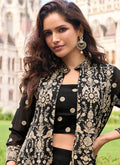 Georgette Wedding Wear Readymade Indowestern Suit velmira