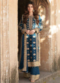 Blue Georgette Readymade Salwar velmira