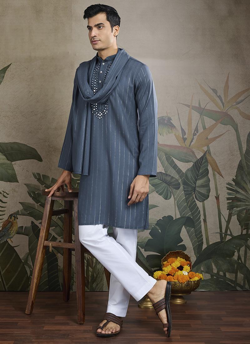 Pure Viscose Rayon Readymade Kurta pyjama velmira