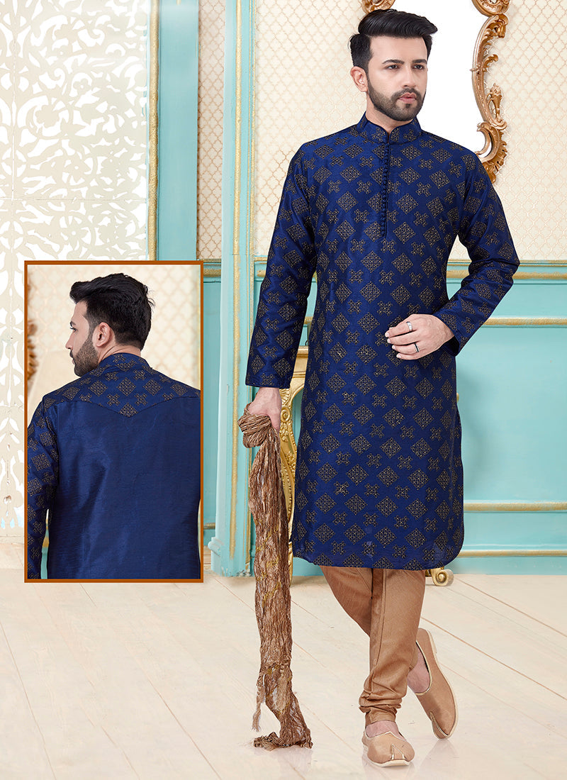 Designer Readymade Embroidery Mens Kurta Pajama velmira