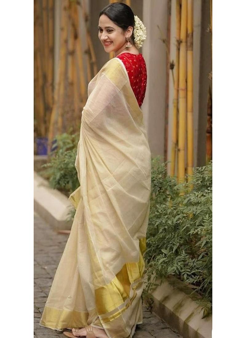 Tissue Silk Daily Wear Saree velmira