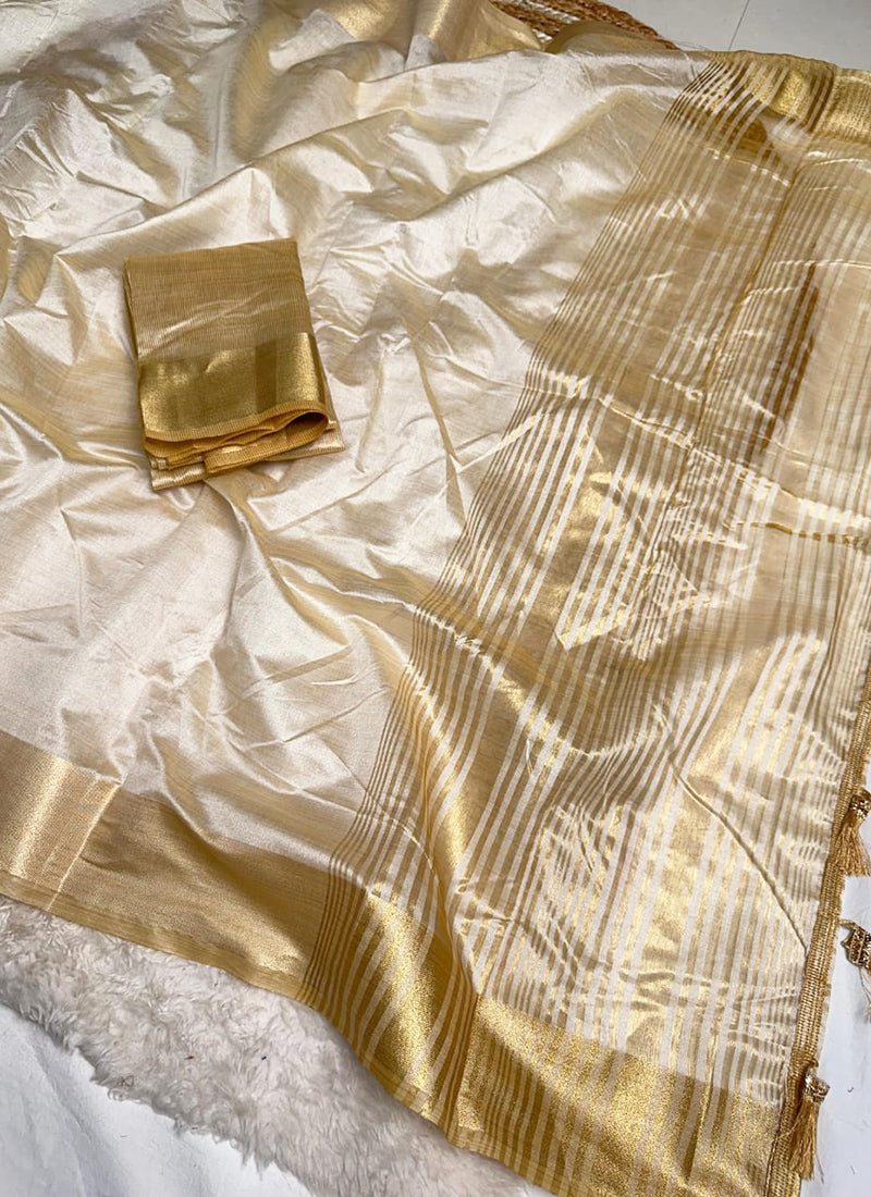 Tissue Silk Daily Wear Saree velmira
