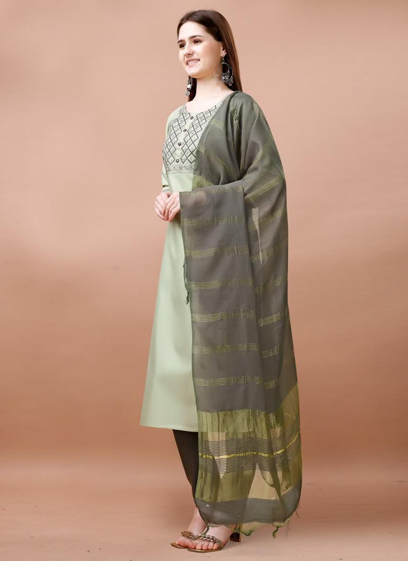 Jasmin4 Cotton Blend Readymade Kurti velmira