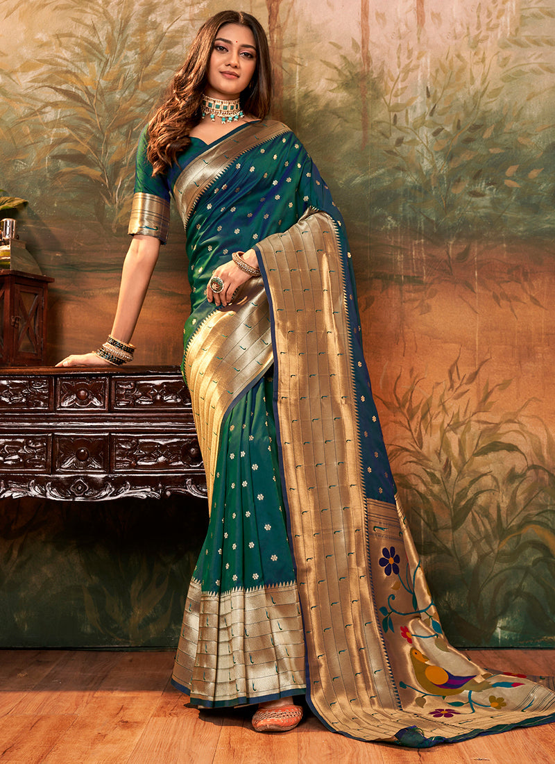 Paithani Silk Weeding Wear Saree velmira