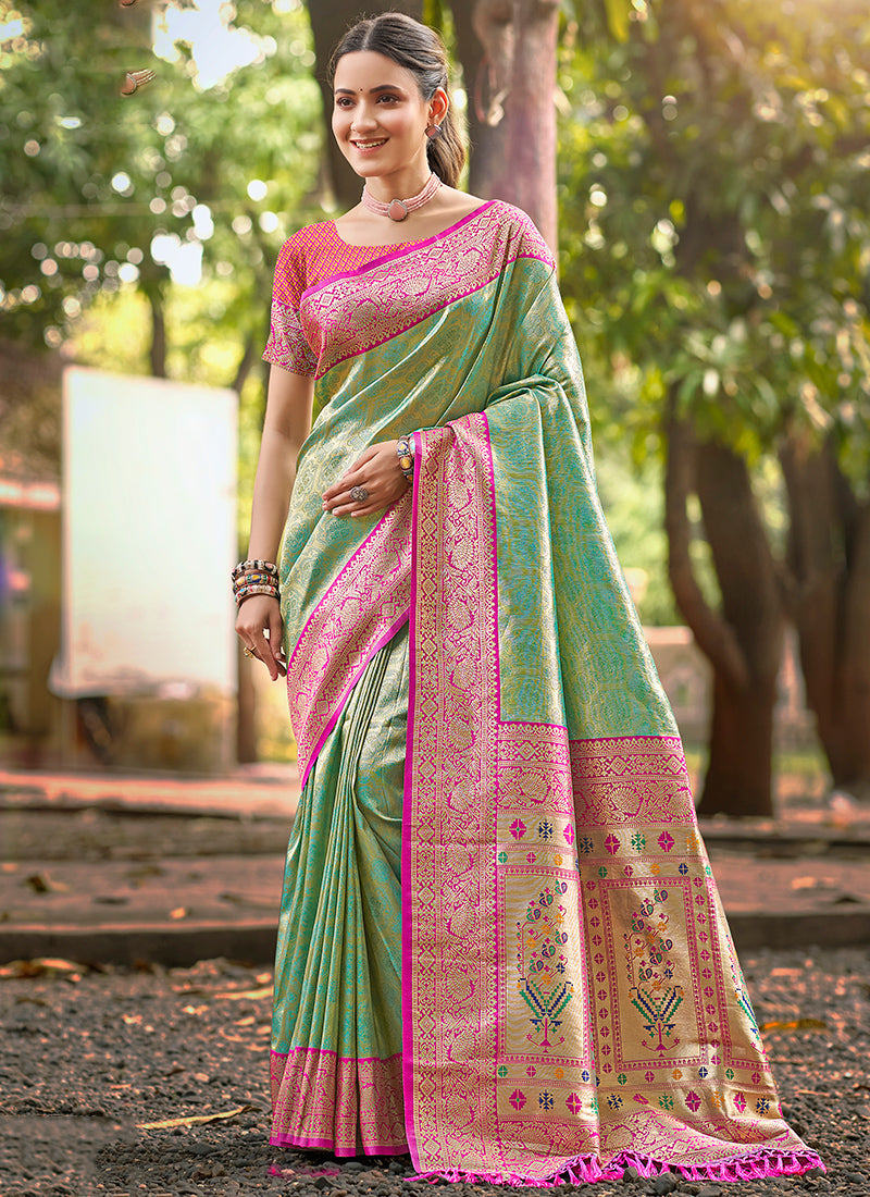 Kanjivaram Silk Wedding Wear Saree velmira