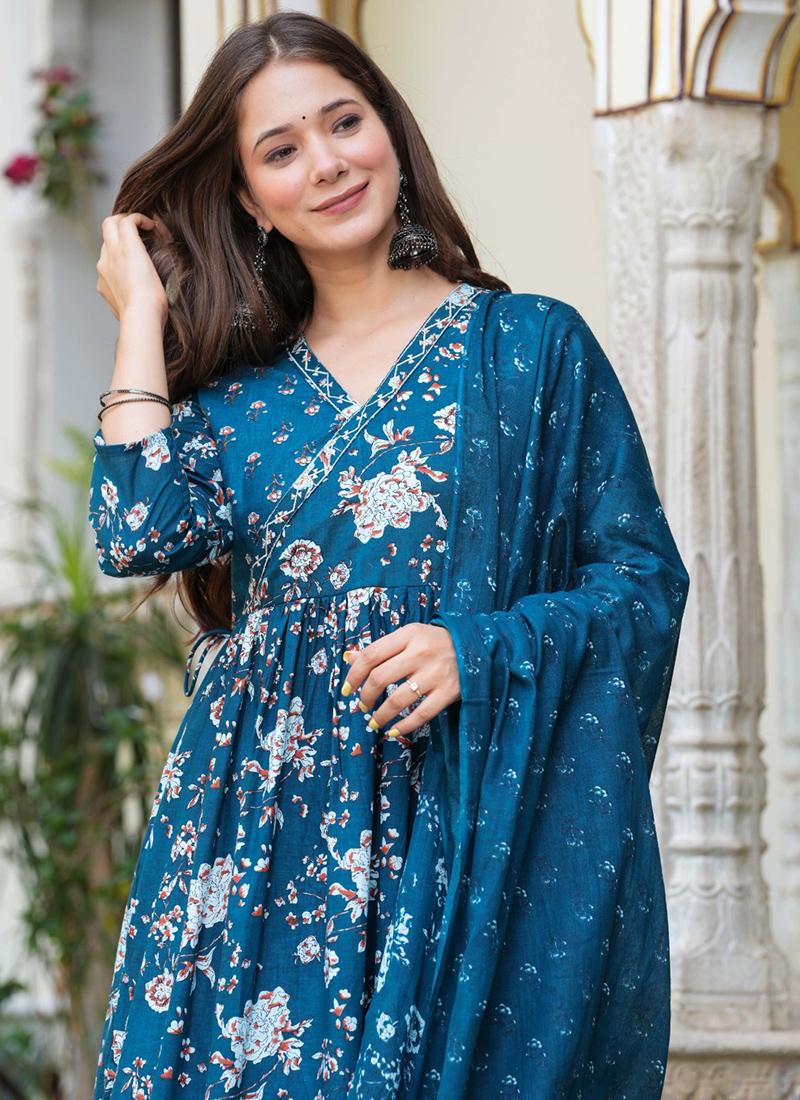 Cotton Casual Wear Readymade Salwar velmira