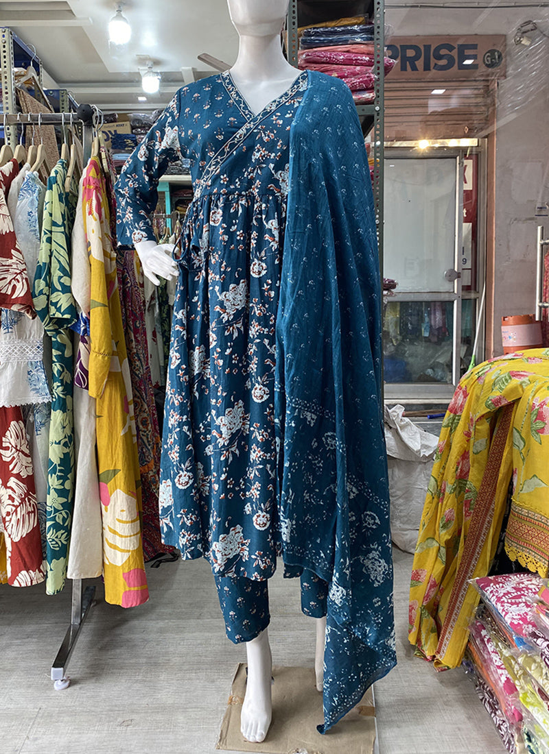 Cotton Casual Wear Readymade Salwar velmira