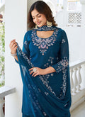 Star Georgette Party Wear Readymade Plazzo Suit velmira