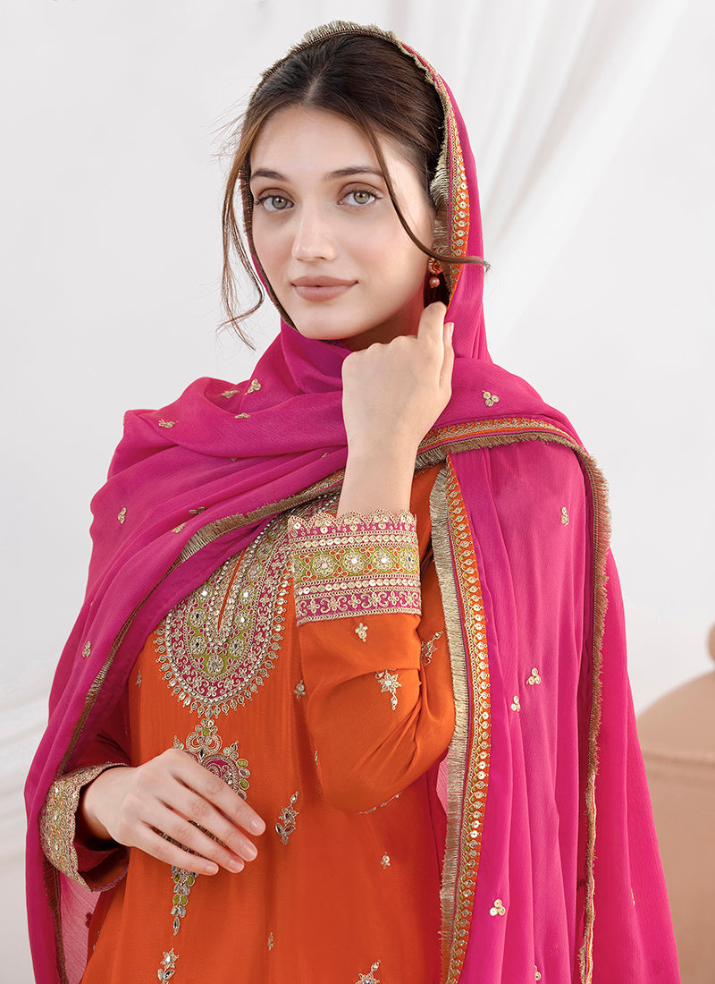 Chinon Festival Wear Readymade Salwar Suit velmira