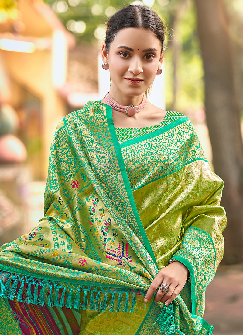 Kanjivaram Silk Wedding Wear Saree velmira