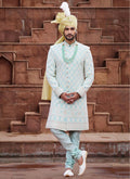 Art Silk Wedding Wear Designer Sherwani velmira