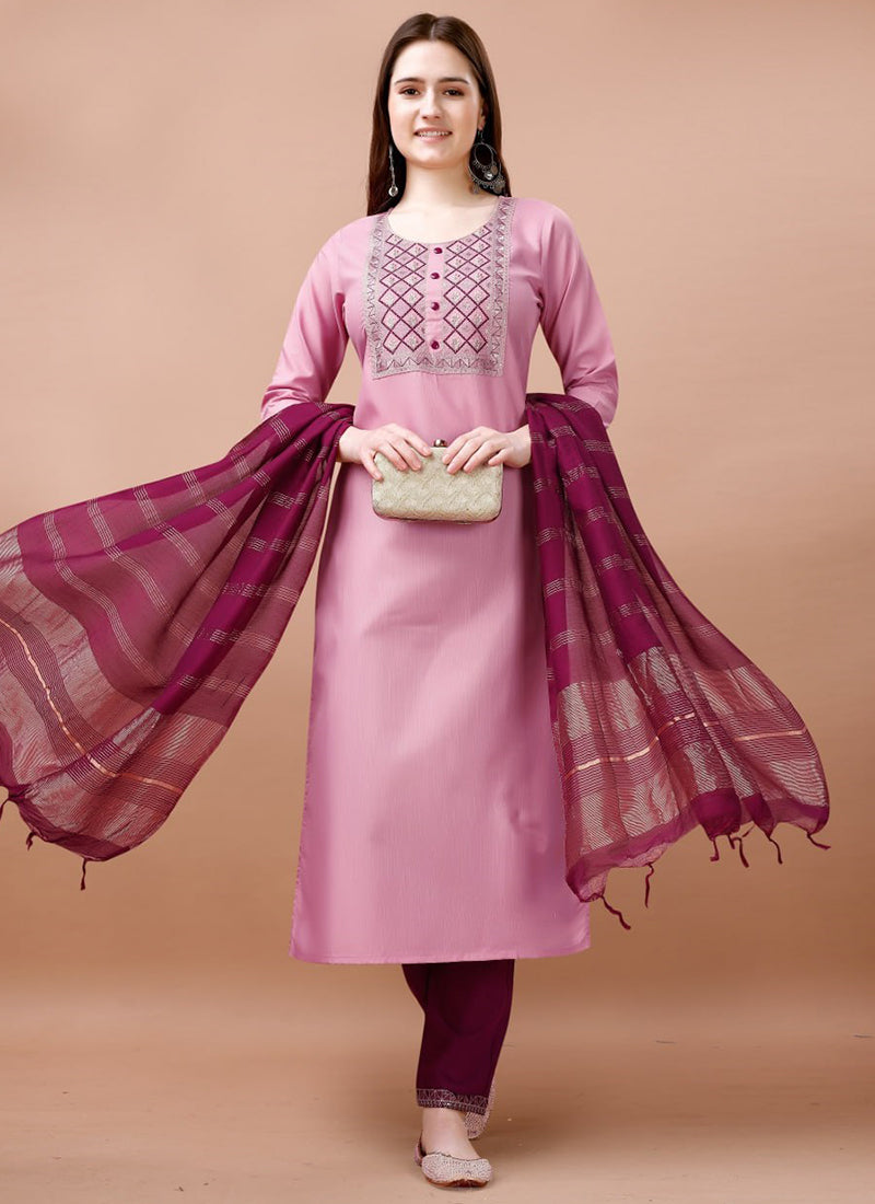Jasmin4 Cotton Blend Readymade Kurti velmira