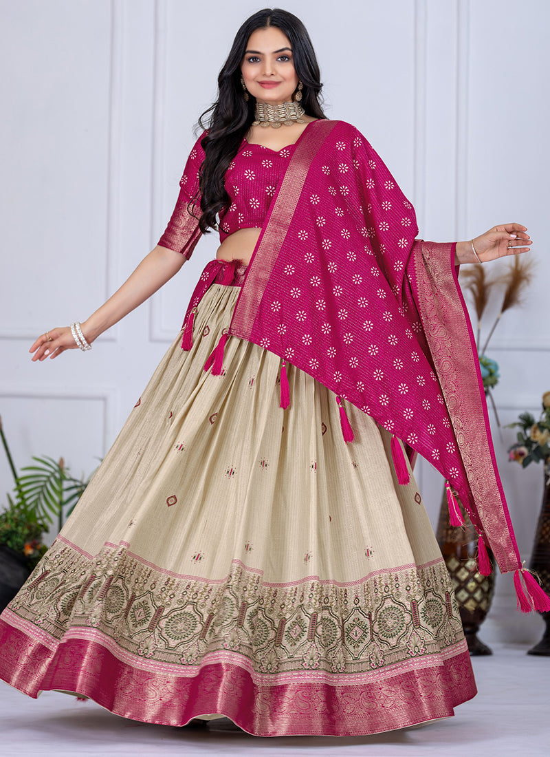 Heavy Lichi Party Wear Lehenga Choli velmira