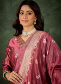 Organza Silk Wedding Wear Readymade Salwar velmira