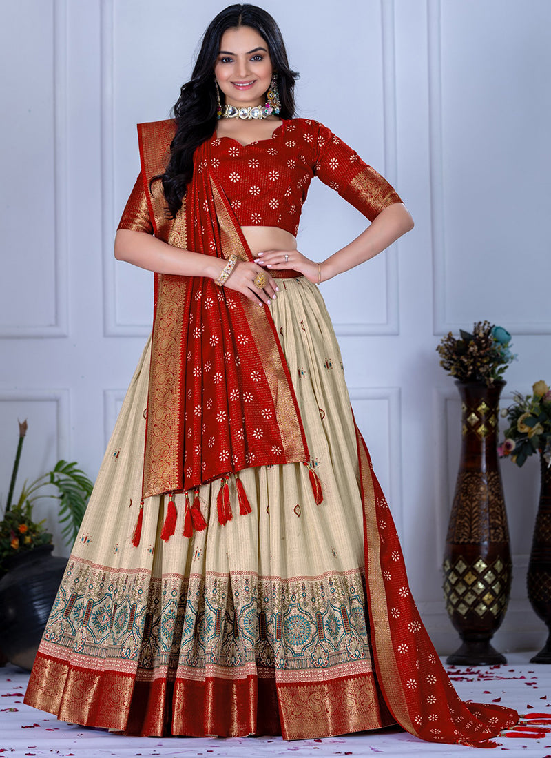 Heavy Lichi Party Wear Lehenga Choli velmira