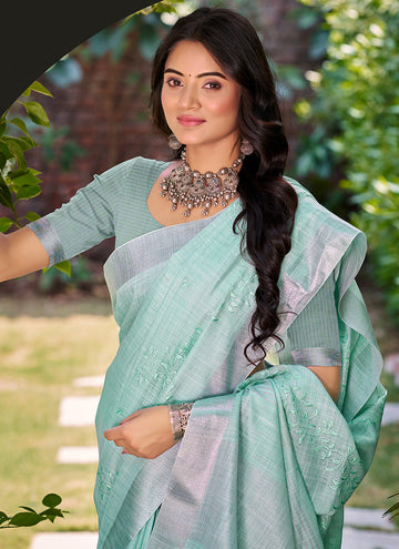 Linen Daily Wear Saree velmira