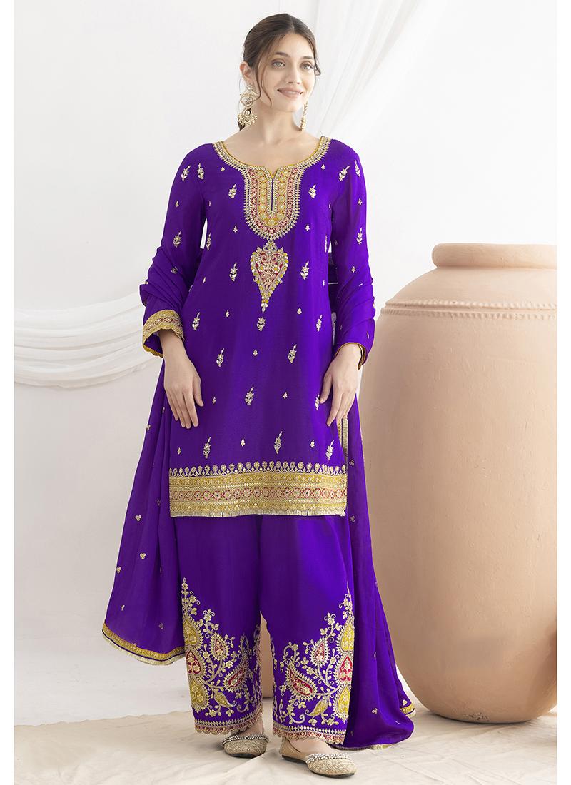 Chinon Festival Wear Readymade Salwar Suit velmira