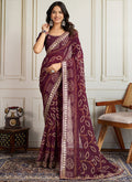 Georgette Party Wear Saree velmira