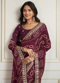 Georgette Party Wear Saree velmira
