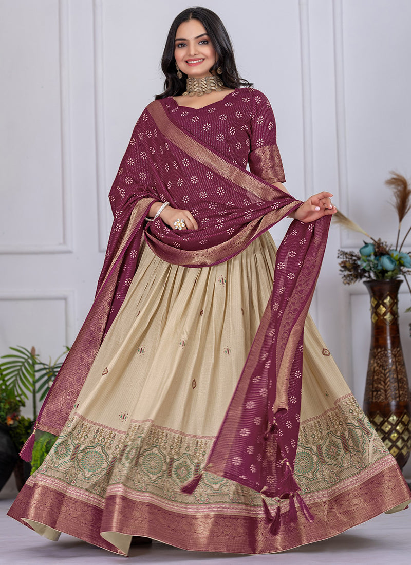 Heavy Lichi Party Wear Lehenga Choli velmira