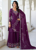 Star Georgette Party Wear Readymade Plazzo Suit velmira