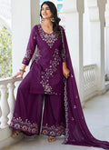 Star Georgette Party Wear Readymade Plazzo Suit velmira