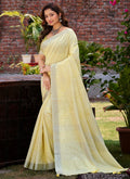 Linen Daily Wear Saree velmira